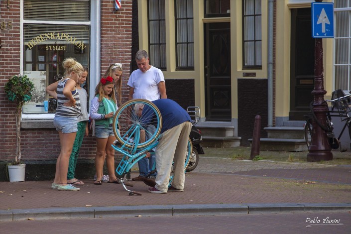 Life in Amsterdam.bicycle symbol of Amsterdam.Pablo Munini Photography